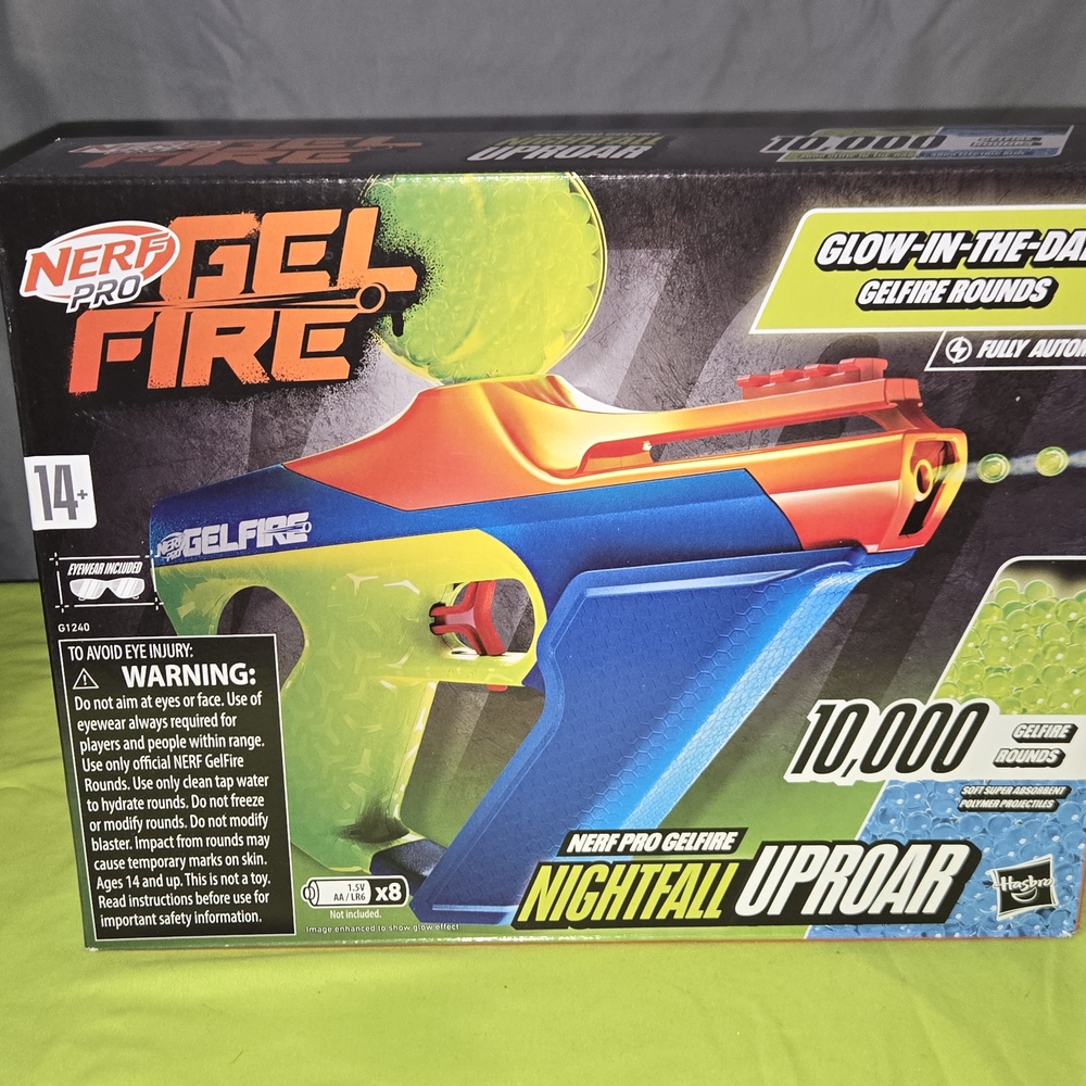 Nerf Pro Gelfire Nightfall Uproar - Blue and Green
